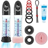 Male Growth Pump Vacuum Pump penisen largement Tool Male with Strong Suction Men's Extended Water Pump Adjustable Men's Underwear Set Training Tools to Be a Bigger Men VS0D22(4dan)