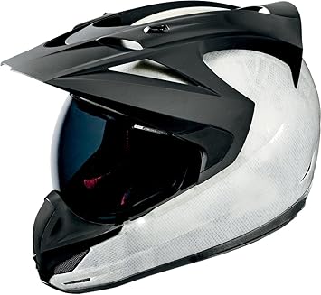 Amazon Com Icon Variant Construct Helmet White Black Large