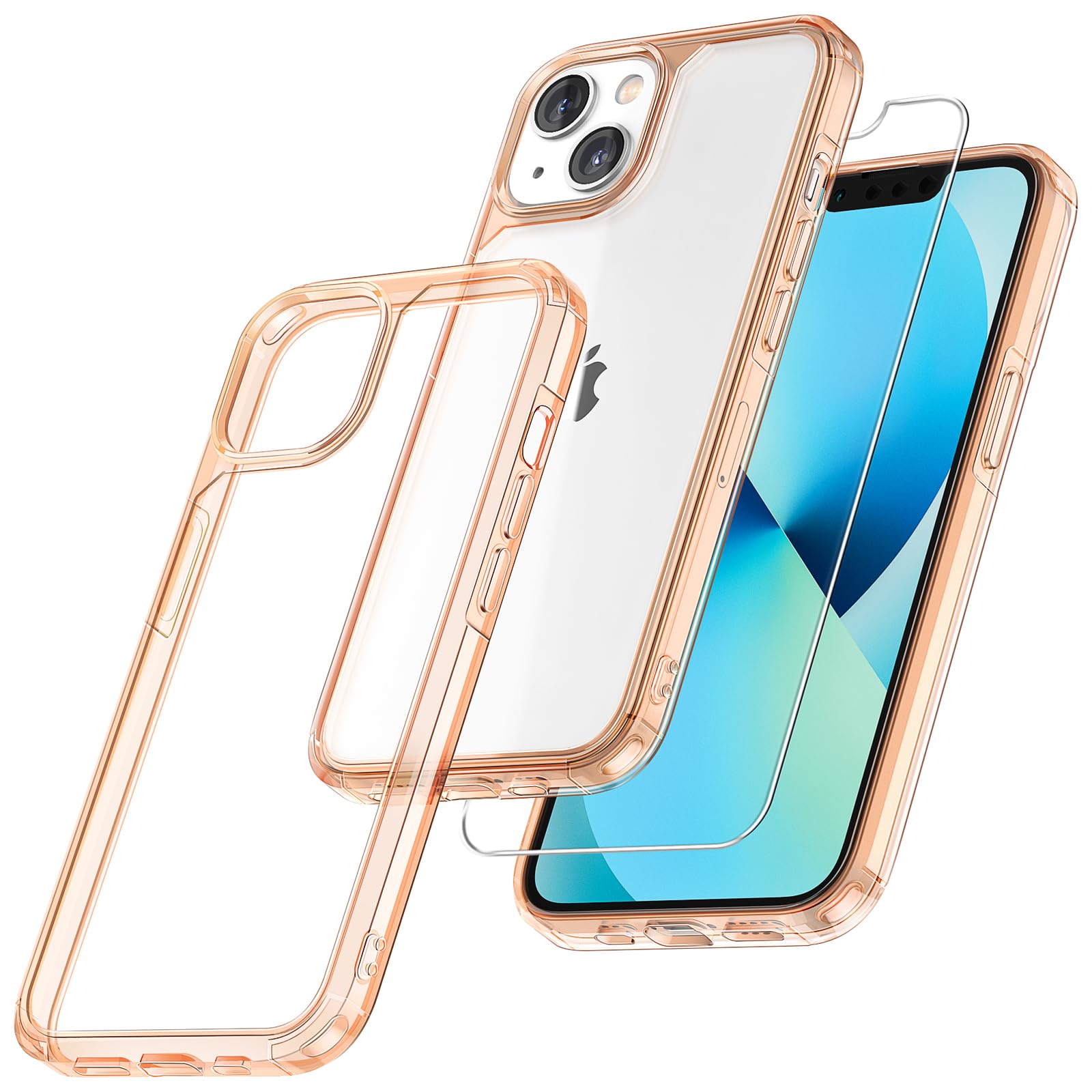 TAURI 5 in 1 for iPhone 13 Case Rose