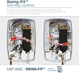 Triton T80 Easi-Fit Plus DuElec Electric Shower 10.5kW White Rainfall Hose view 8
