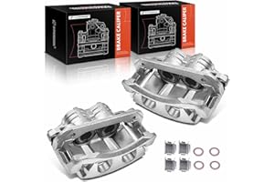 A-Premium Disc Brake Caliper Assembly with Bracket Compatible with Select Ford Models - For Mustang 2005 2006 2007 2008 2009 2010 2010 - Front Driver and Passenger Side, 2-PC Set