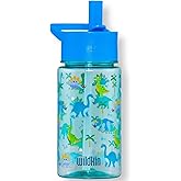 Wildkin Kids 16 Oz Water Bottle – BPA-Free Tritan, Leak-Proof Lid, Durable & Easy to Clean - Dinosaur Land