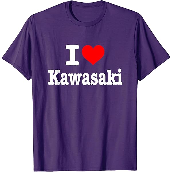 Amazon.com: Kawasaki - I Heart Kawasaki - I Love Kawasaki T-Shirt