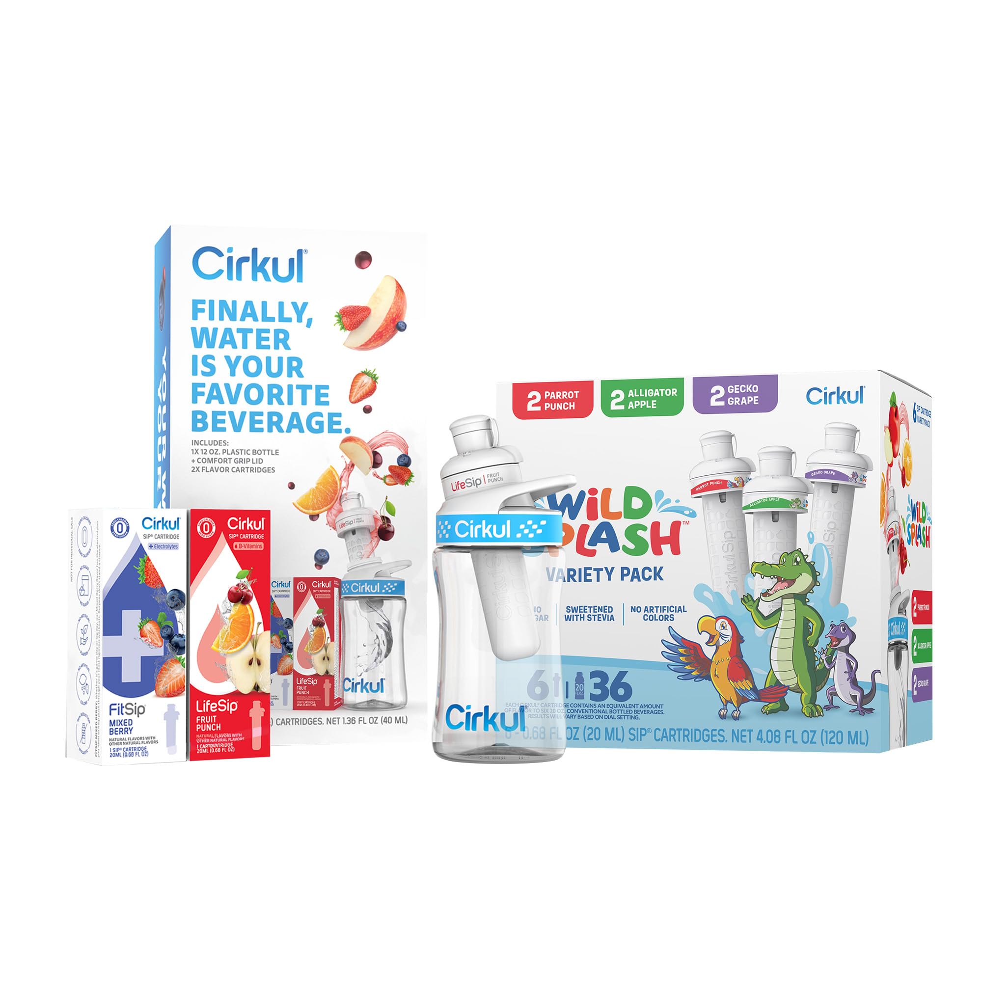 Cirkul Little Learners Bundle - 12oz. Plastic Water