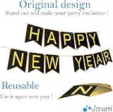 Jonami New Year's Eve 2026 XXL Decoration Set - Black & Gold view 6