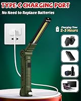 Coquimbo LED Work Light Rechargeable Torch with Magnetic Base 360° Rotate (2 view 8