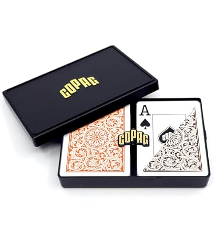 Amazon.com: Copag Legacy Design 100% Plastic Playing Cards, Poker