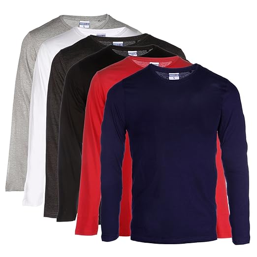 Blu Cherry 2 4 Pack Mens Plain 100 Premium Cotton Blank Basic River