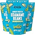 The Only Bean - Crunchy Roasted Edamame Beans (Sea Salt) - Keto Snacks (2g Net) - High Protein Healthy Snacks (14g Protein) -