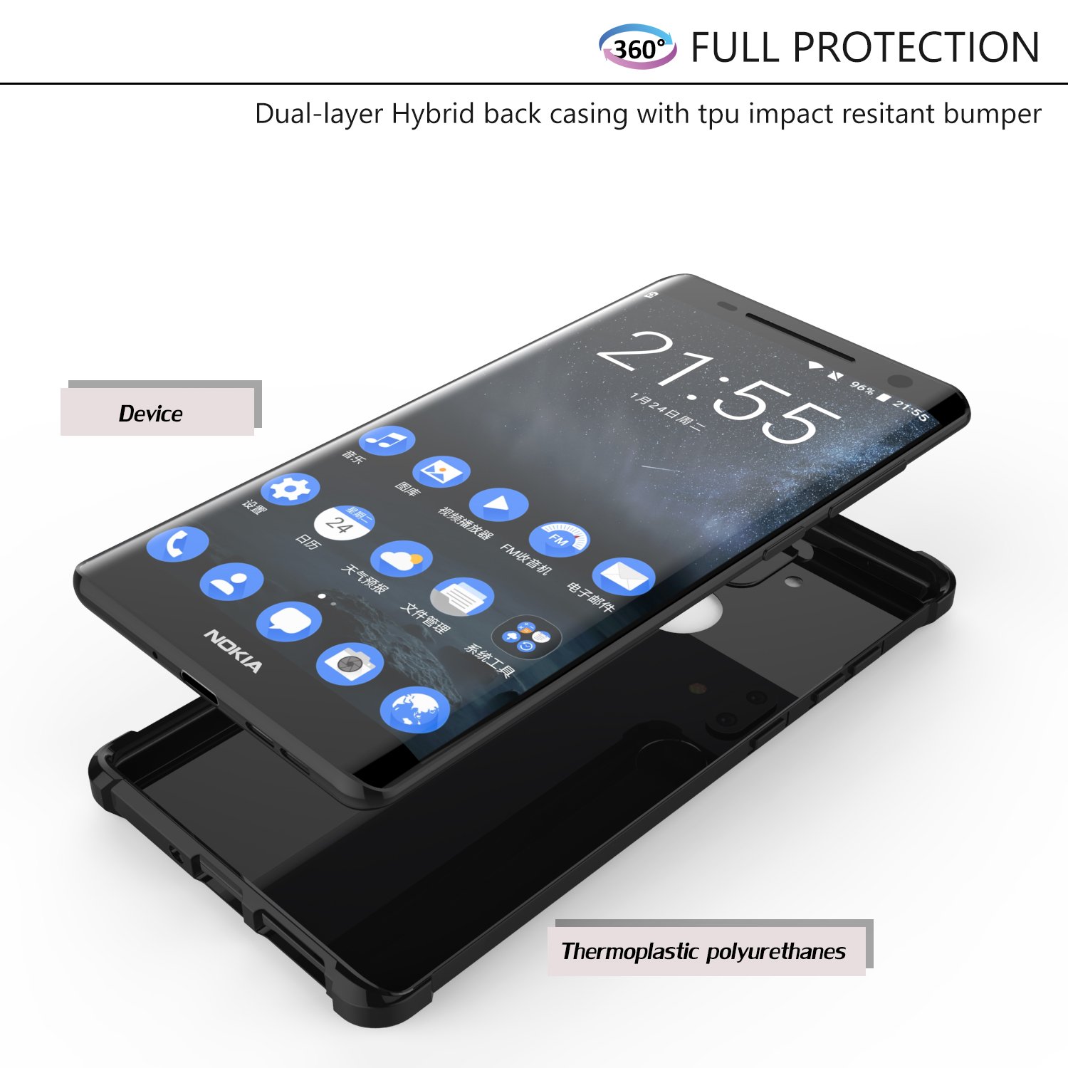 曲面+全面屏+雙攝鏡頭：多個不同品牌的 Nokia 9 保護殼已在網絡上開賣；發佈在即？ 3