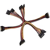 Cable Matters (3 Pack) 15 Pin SATA Power Y-Splitter Cable 8 Inches