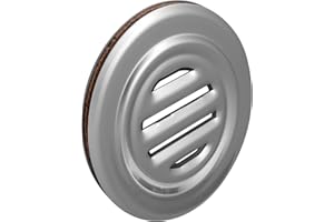 CRL Satin Anodized Finish Aluminum No-Draft Speak-Thru