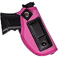 POYOLEE Gun Holster for Women Concealed Carry Holster for Pistols Universal IWB Holster Fits Glock 19 26 43 Springfie XD LC9 & All Similar Handguns