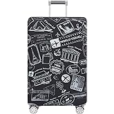 TRAVELKIN more than travel Luggage Covers For Suitcase Tsa Approved,Suitcase Cover Protector Fit 18-32 Inch Luggage
