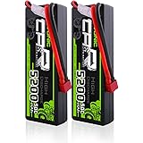 Ovonic 2s Lipo Battery 7.4V 50C 5200mAh RC Lipo Batteries HardCase Dean-Style T Connector for RC Car Losi Traxxas Slash Buggy