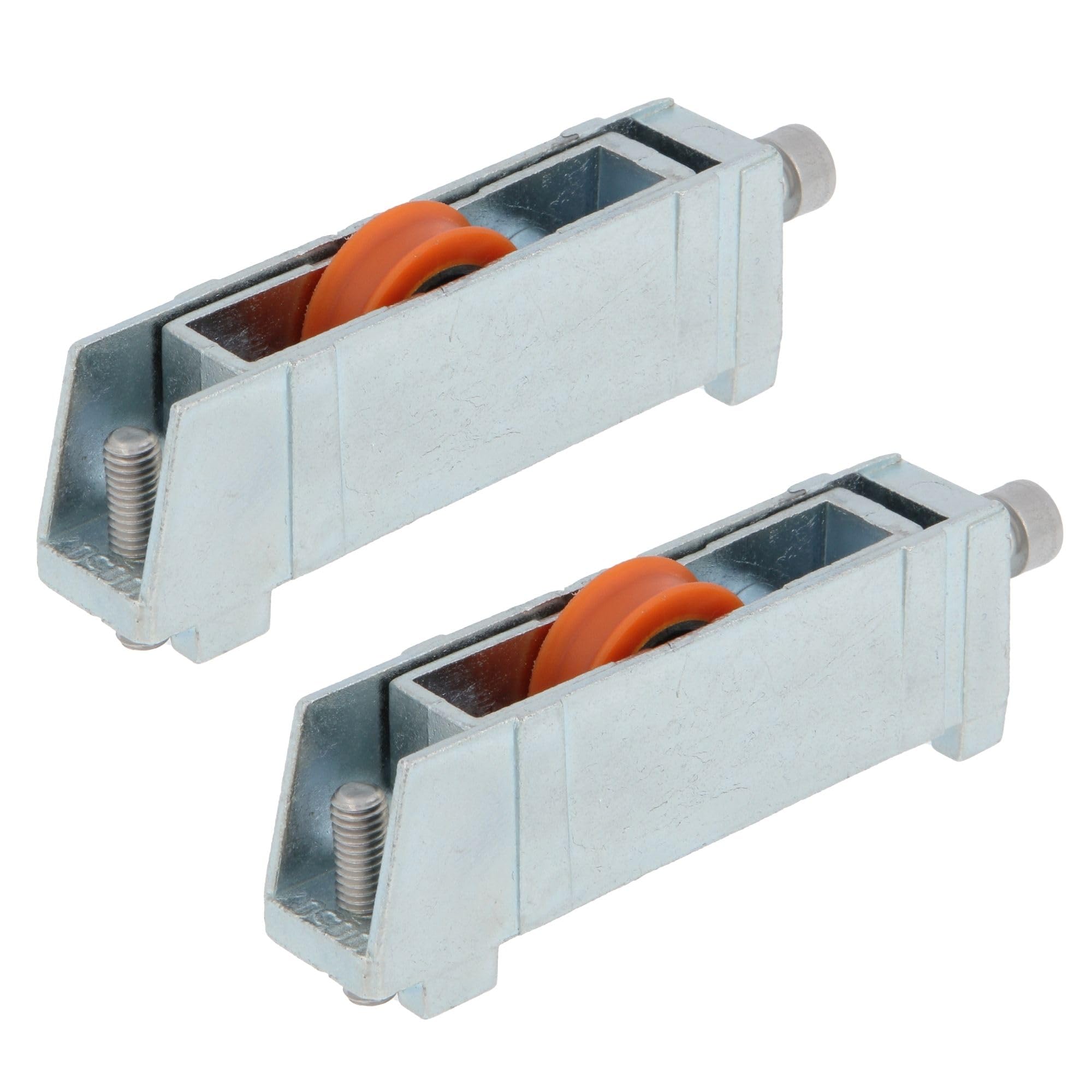 Amig - Sliding Window Roller - Set of 2 Units - Size 75 x 25 mm - Adjustable Metal Housing - Ball Bearing - Designed for Sliding Windows - Zinc-Plated Steel - Mod. COR27