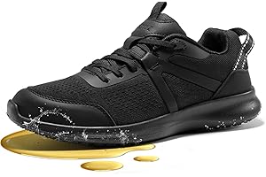 SPIEZ Women‘s Non Slip Work Shoes, Lightweight Zapatos Antideslizantes para Mujer, Slip Resistant Food Service Shoes for Restaurant, Kitchen, Hospital, Nurse with SRC Certified