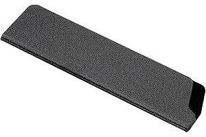 PATIKIL ABS Knife Cover Sleeves for 5" Santoku Knife, Knives Edge Guard Blade Protector Universal Sheath for Home Kitchen, Bl