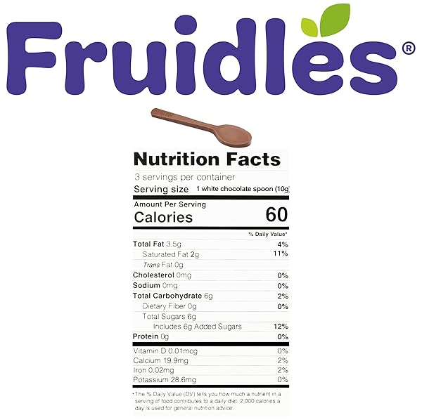FRUIDLES MILK CHOCOLATE SPOONS, EDIBLE HOT CHOCOLATE STIRRERS, NON-GMO – 6 SPOONS PER BOX (PACK OF 2)