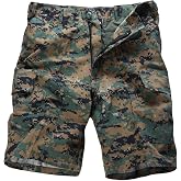 BACKBONE Mens Casual Smart Camouflage Cargo Shorts Military Army Style BDU Camo Shorts