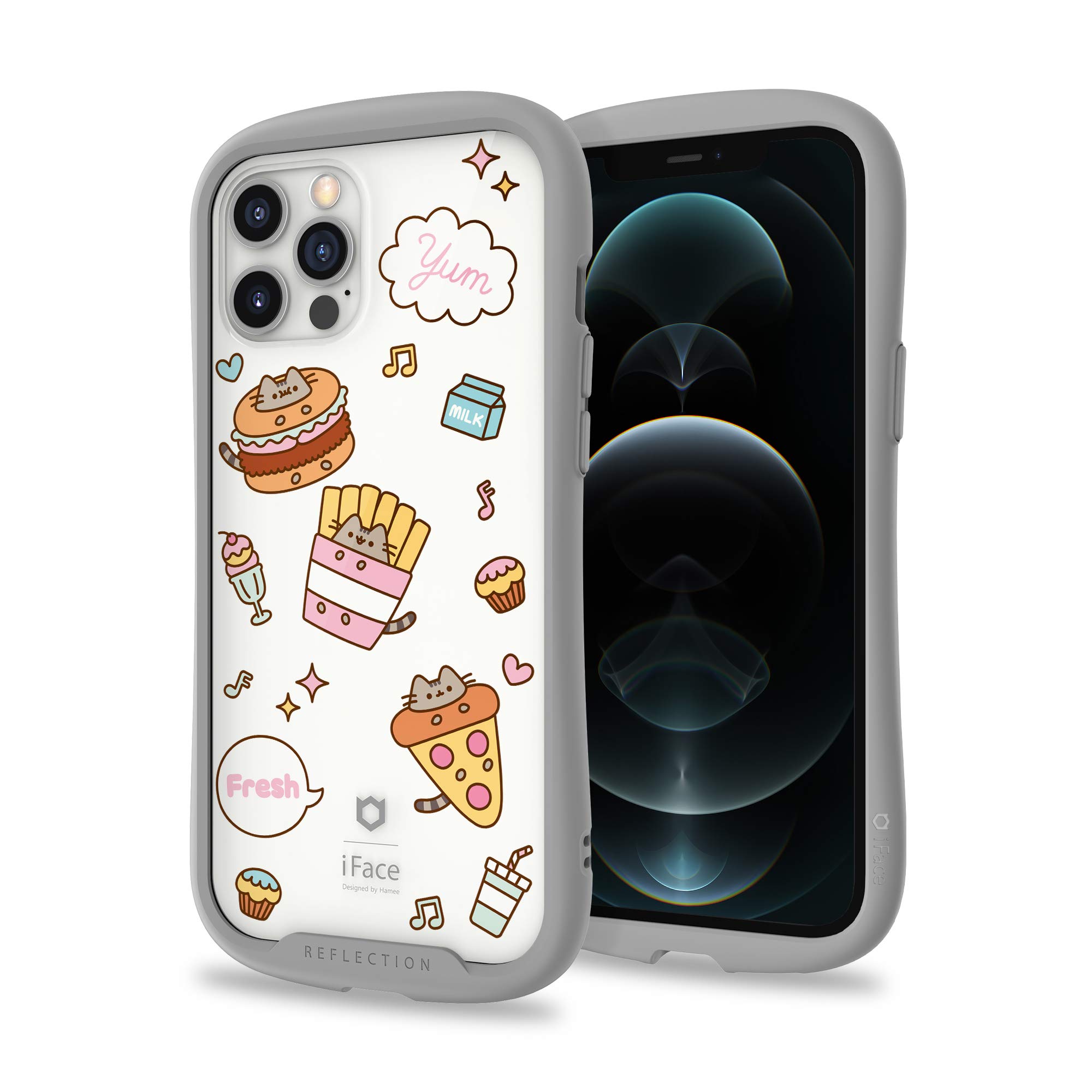 iFace x Pusheen [Inner Sheet + Reflection] Designed for iPhone 12 Pro Max (6.7