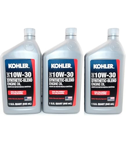 Kohler Engine Oil Kohler Synthetic Blend Universal 10W-30 Oil Case - Foto 8