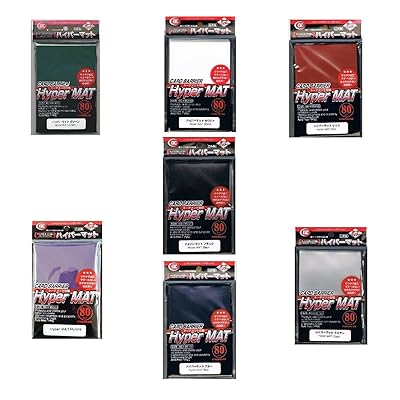 Kmc Sleeves KMC Hyper MAT Card Sleeves - 80 Count, Standard Size, Matte  Finish, Fits MTG & Pokemon Cards Mtg Sleeves Matte