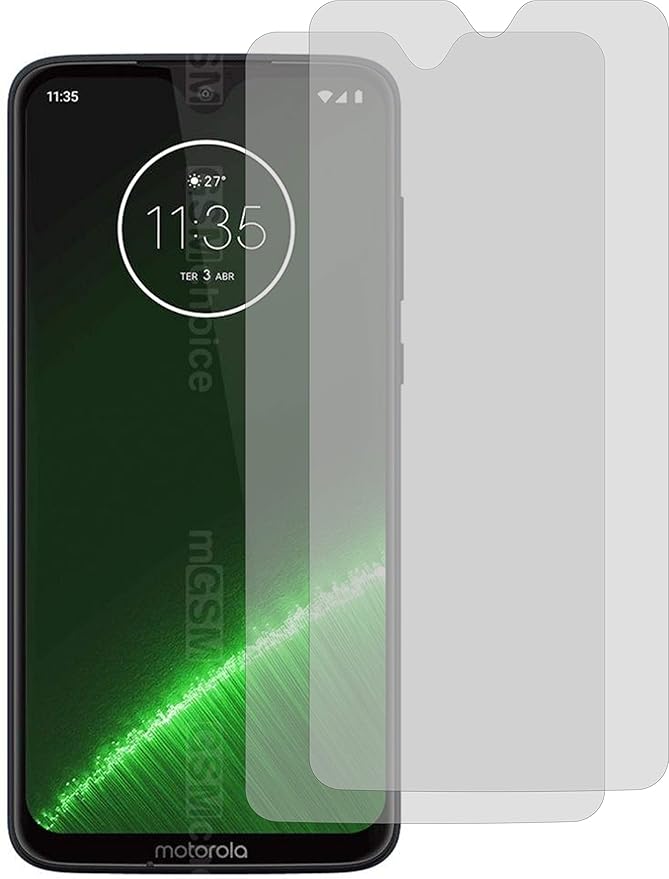2X ANTIREFLEX matt Schutzfolie für Motorola Moto G7 Plus Displayschutzfolie Bildschirmschutzfolie Schutzhülle Displayschutz D