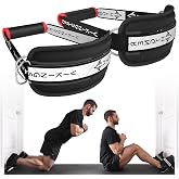 Vikingstrength VOL 2 Nordic Hamstring Curl with Extra Long Straps - Super Stability, Nordic Curl Home Equipment, glute, Hamstring, Speed and Exercise Handles, Ankle Straps and V-Strength Workout App