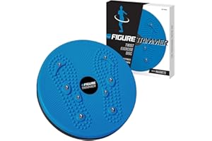 Figure Trimmer Core Ab Twister Board for Exercise 12 inch Waist Twisting Disc with 8 Mangets Reflexology for Slimming and Str