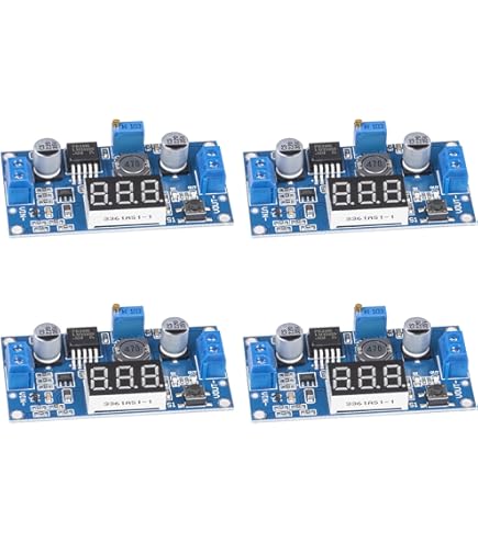 5 Pack LM2596 DC-DC Buck Converter - Adjustable Voltage Regulator 3-40V To 1.25-35V