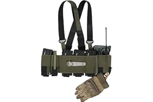 CASONMMAX Low-Vis Tactical Chest Fixation Device,Lightweight Elastic Rig Cummerbund Combat Gears.