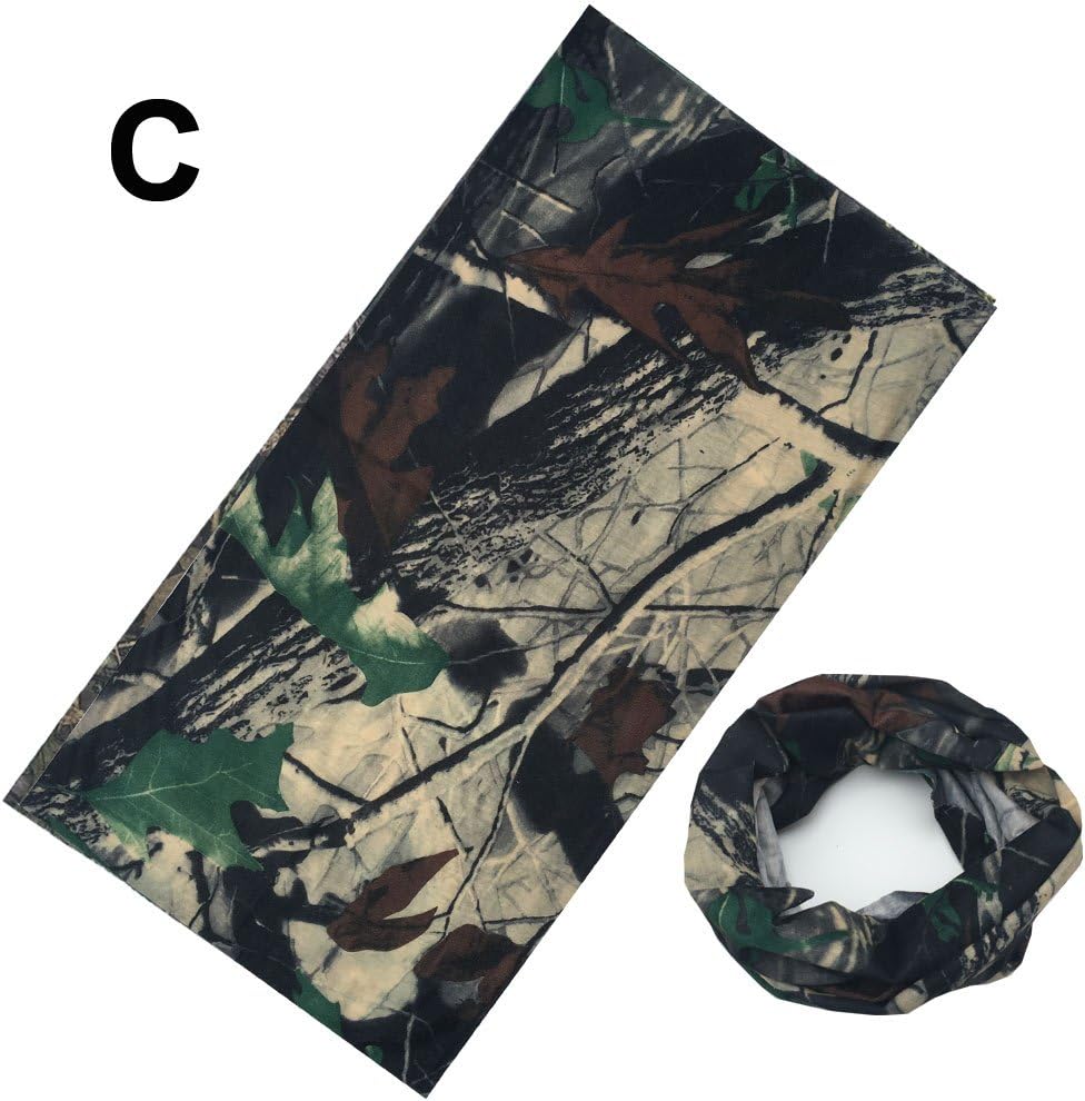 Realtree Real Tree Leaf Camouflage Camo Multi Functional Snood Scarf Face Mask Head Cover Hat Balaclava