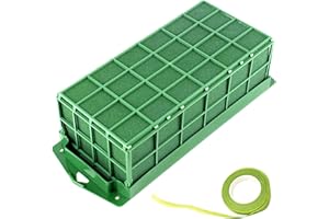 Takytao Floral Foam Cage, Dry Flower Cage Holders, Green Foam Cage Blocks for Fresh Flower Arrangements Decoration, Wedding, Interior and Garden