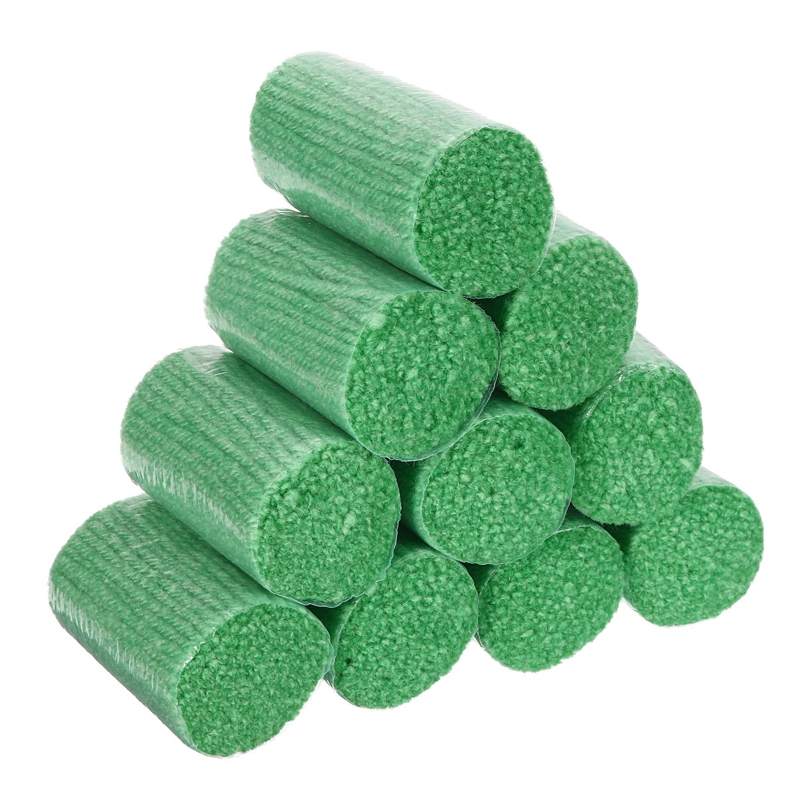 Patikil 10 Rolls Latch Hook Yarn Kit for Rugs, Crochet, Tapestry, DIY Craft, Green