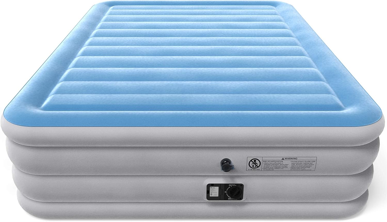 Best queen air matress built in pump with headboard