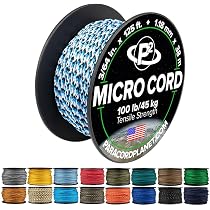 Amazon.com: Paracord Planet Micro Paracord – Thin Braided Cord for ...