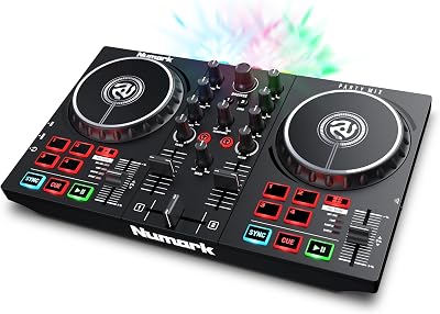 Numark Party Mix II DJ Controller 2 Decks Serato Lite with Lights USB