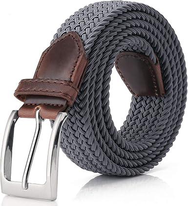 mens woven belts uk