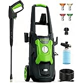 Pressure Washer, ETOOLAB Power Washers, 4500PSI 2.8GPM Max Electric Pressure Washer with Foam Cannon for Cars, Fences, Patios