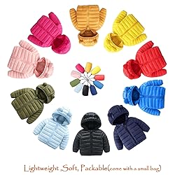 CECORC Winter Coats for Kids with Hoods Light