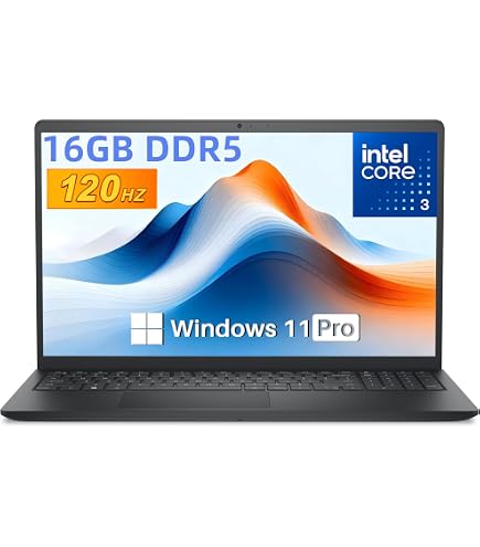Amazon.com: Dell 15 DC15250 FHD 120Hz Laptop, 16GB DDR5, 512GB SSD