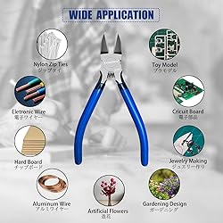 Wire Cutters, 6 inch, KAIHAOWIN Precision Flush