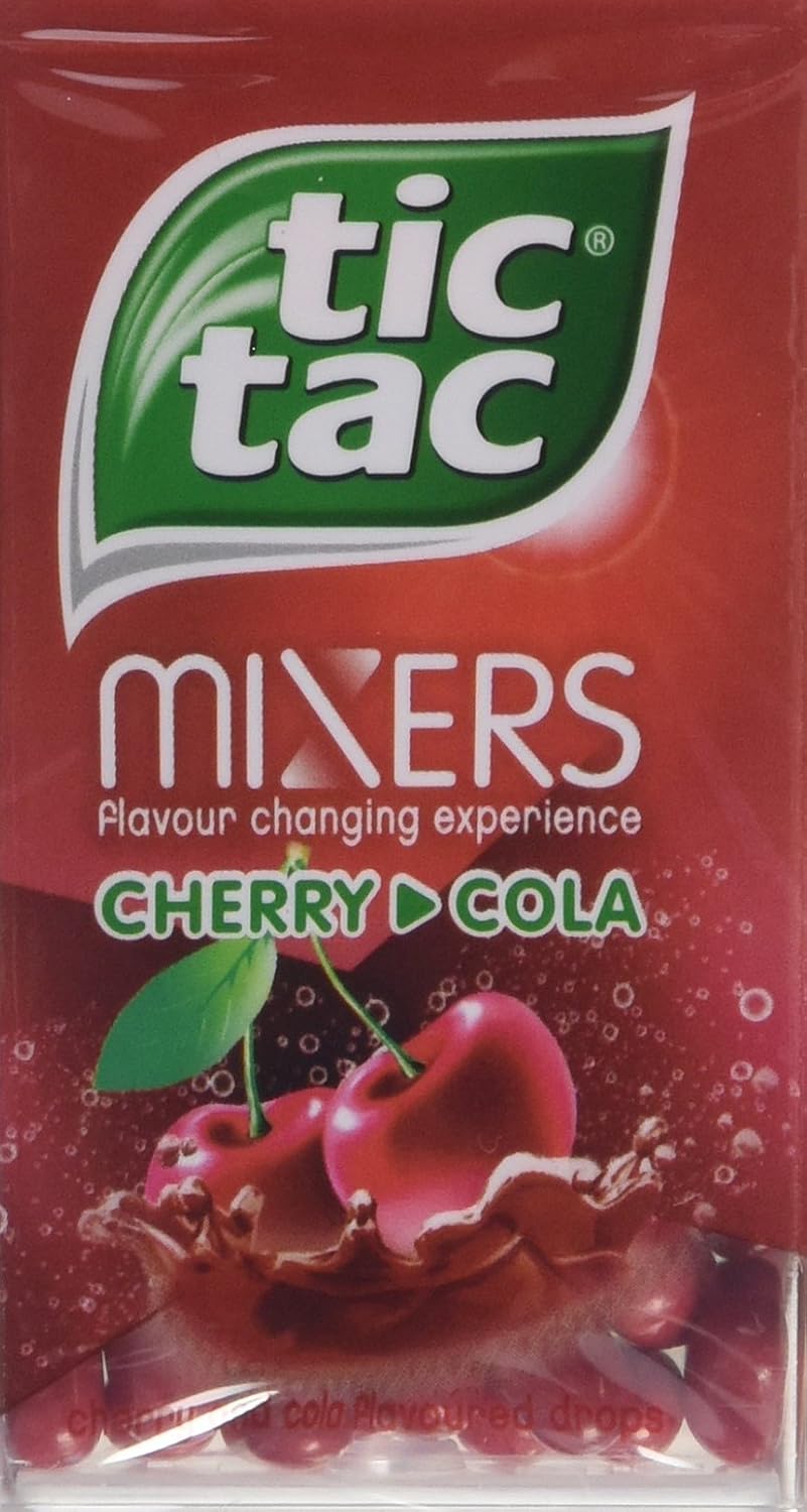 Tic Tac Mixers Cherry Cola 49 G Pack Of 24 Amazon co uk Grocery
