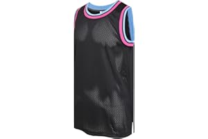 D DEHANER DEHANER Blank Mens Basketball Jersey Mesh Training Practice Athletic Sports Shirts Team Uniforms Fans Outfits Tops