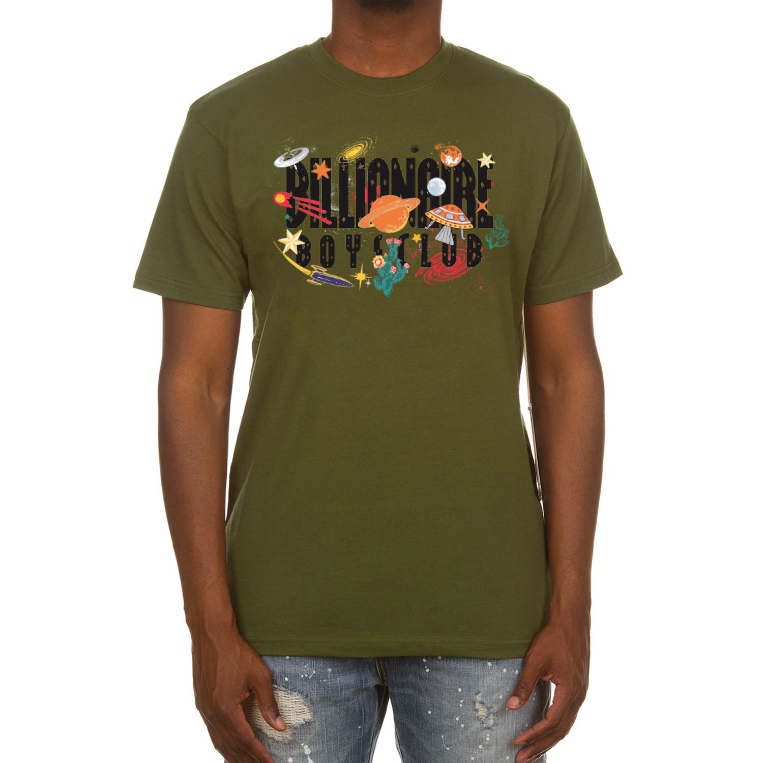 Men’s BB Universe Short Sleeve Tee Cotton Fit T-Shirt