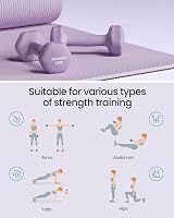 SONGMICS Hex Dumbbells Set with Stand 2x1kg 2x3kg 2x5kg Neoprene view 5