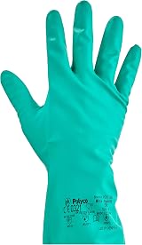 Polyco GL36M Nitri Tech III Chemical Resistant Gloves Size 8 Medium Green Latex view 3
