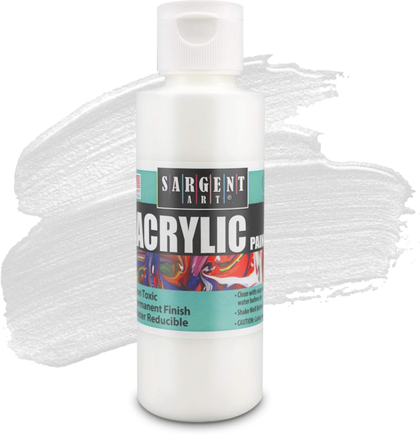 22-4806 Sargent Art Primary Acrylic Paint Set, 4 Ounce, 6-Pack