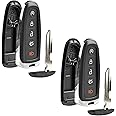 Shell Case Key Fob Keyless Entry Remote fits Ford Edge Expedition Explorer Flex Focus Taurus Lincoln MKX MKS MKT Navigator 2011 2012 2013 2014 2015 2016 (M3N5WY8609), Set of 2